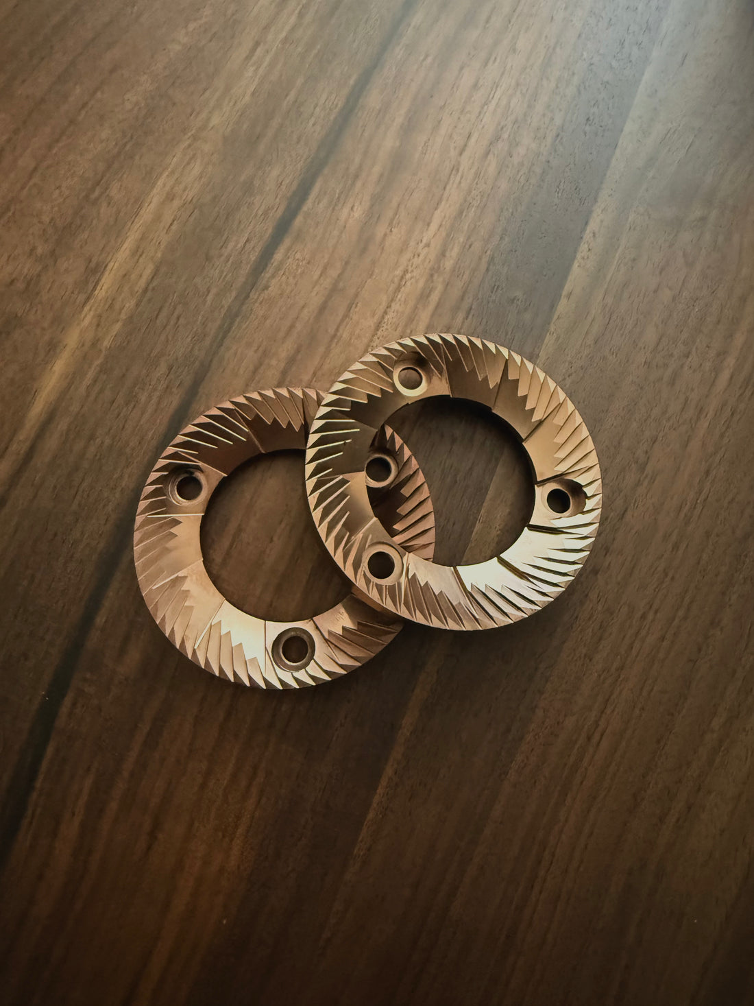 64mm Flat Burrs - Red Titanium - DF series